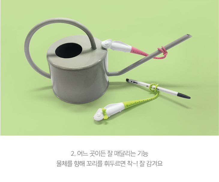 댕글펜 - 카멜레온 리본 목걸이 세트 상세 이미지 5