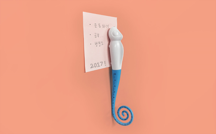 댕글펜 - 카멜레온 리본 목걸이 세트 상세 이미지 8