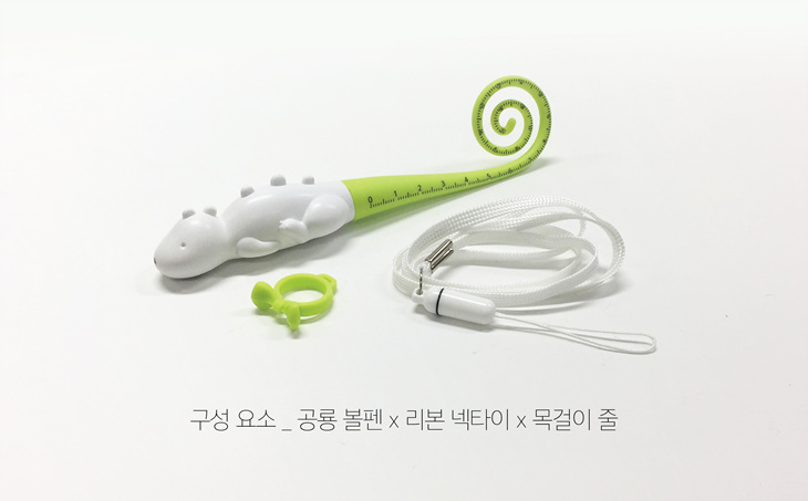 댕글펜 - 다이노몬 리본 목걸이 세트 상세 이미지 11