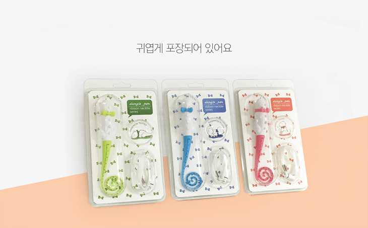 댕글펜 - 다이노몬 리본 목걸이 세트 상세 이미지 12